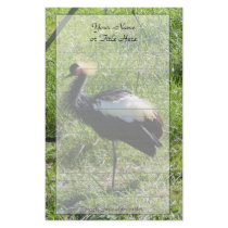 Grey Crowned Crane Stationery