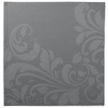 Grey Damask napkins