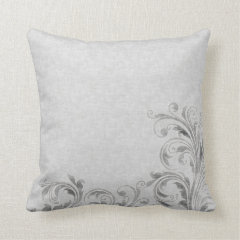 Grey Damask Pillows