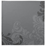 Grey Damask napkins