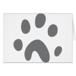 grey dog paw cards