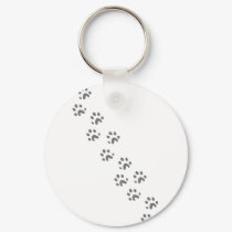 grey dog paws keychains by Tomaniac grey dog paws keychains