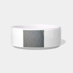 Grey fabric Texture Cat Water Bowls