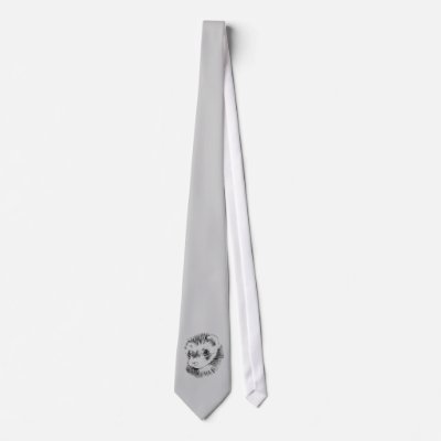 Grey Ferret Tie by melellis