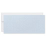 Grey floral on light blue background custom rack card