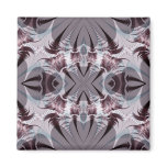 Grey Fractal Magnet