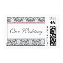 "Grey Garden (pink)" Wedding Postage stamps