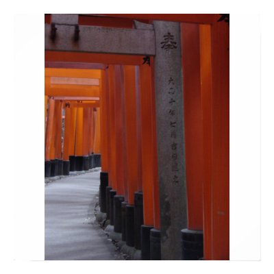 Grey Gate Intersection Print by ArtificialI
