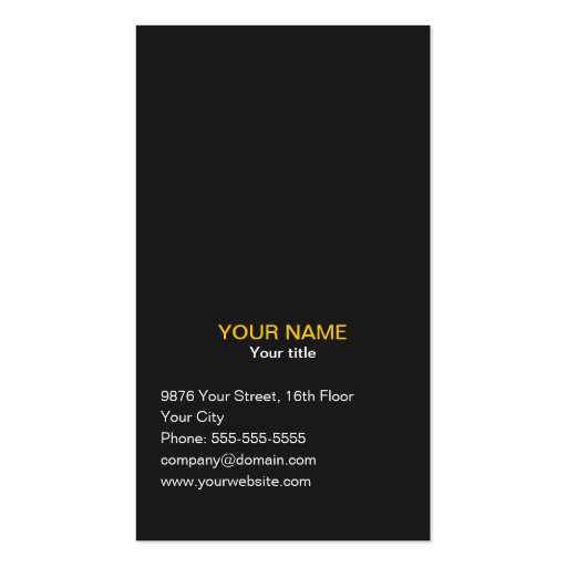 Grey Gold Dotted Modern Business Card Template (back side)