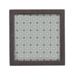 Grey-green kaleidoscopes 1 premium trinket box