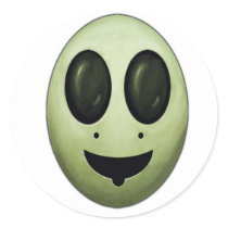 Grey Grin stickers