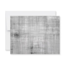 Grey Grunge Textured Custom Invite