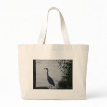 Grey Heron on Thames bags by davewilks Grey Heron on Thames bags