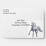 Grey Horse Lovers Envelope