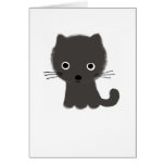 Grey Kitten Greeting Card