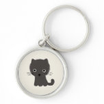 Grey Kitten Key Chain