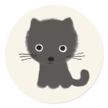 Grey Kitten Stickers