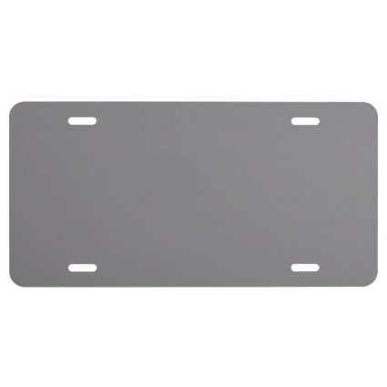 “Grey” License Plate