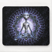 Grey Lotus Mousepad