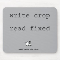Grey Mad2 paint fix mousepad