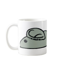 Grey Mouse Ears mugs by AWKLee Grey Mouse Ears mugs