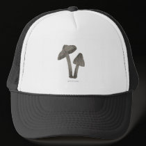 Grey Mushrooms Hat hats