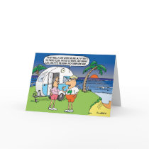 Grey nomad Christmas card
