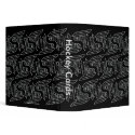 Grey Outline Hockey Blades binder
