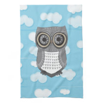 Grey Owl Cloud Kitchen Towel