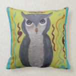 Grey Owl pillow pillows