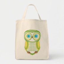 Grey Owl Tote Bags