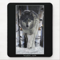 GREY PACK WOLF Collection mousepads by RavenSpiritPrints GREY PACK WOLF Collection mousepads