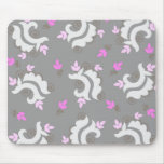Grey paisley - Mousepad