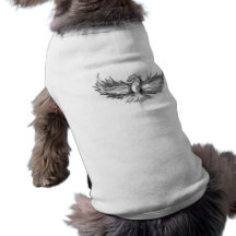 Grey Phoenix Pet Tee Shirt