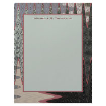 grey pink letterhead by DonnaGraysonAbstract grey pink letterhead