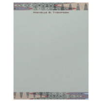 grey pink letterhead by DonnaGraysonAbstract grey pink letterhead