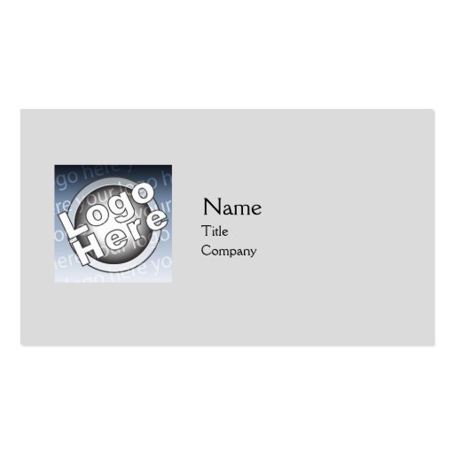 Grey Plain - Business Business Card Templates