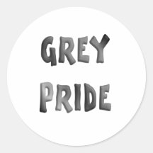 GREY_PRIDE PEGATINAS REDONDAS