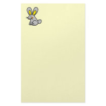 Grey rabbit stationery