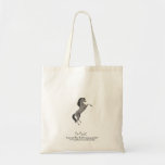 Grey Rearing Horse Bag