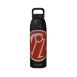 Grey-red Pitch Viz Liberty Bottle Drinking Bottle