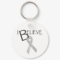 Grey Ribbon keychains