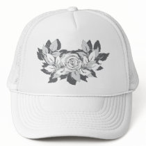 grey roses hats
