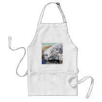 Grey Seal Close Up Portrait aprons