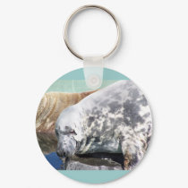 Grey Seal Close Up Portrait keychains by thekingchivas Grey Seal Close Up Portrait keychains