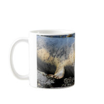 Grey Seal Laughing Mug, so cute by moonlake Grey Seal Laughing Mug, so cute
