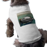 Grey Seal Pair On Rock Portrait Doggie T Shirt