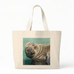 Grey Seal Straight On Portrait bags