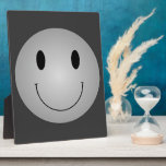 Grey Smiley Display Plaque