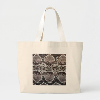 GREY SNAKE SKIN TEXTURE TOTE BAGS